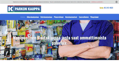 Desktop Screenshot of parkonkauppa.fi